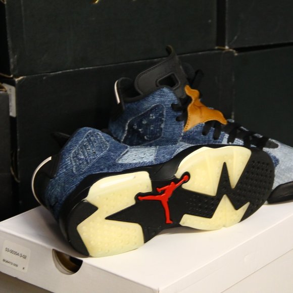 AIR JORDAN 6 RETRO 'WASHED DENIM' *SALE* - Picture 11 of 12